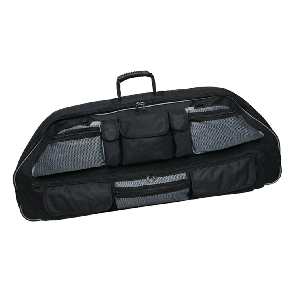 Compound Bow Case Large Bow Protective Storage Arrow Case with Extra Pockets