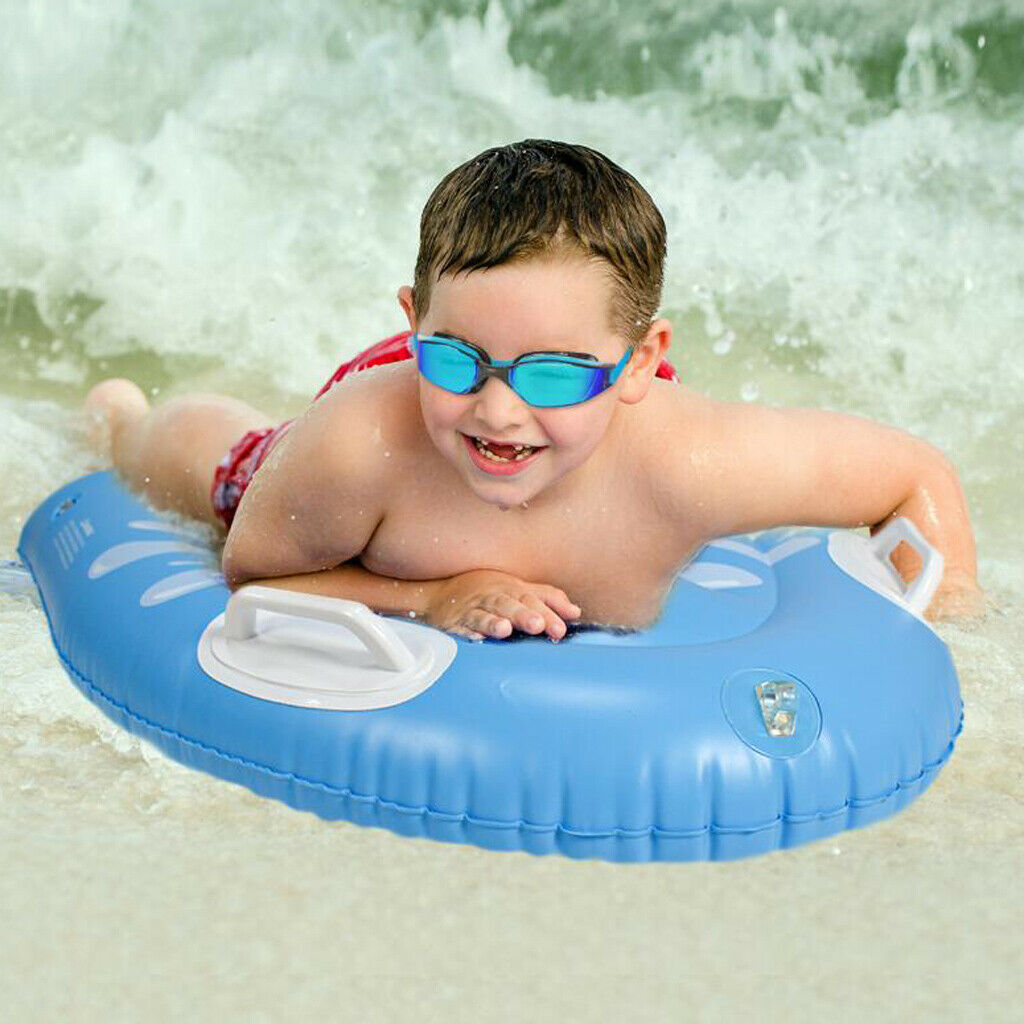Inflatable Body Board Game Beach Surf Kickboard 56x78x13cm Pool Kick Board