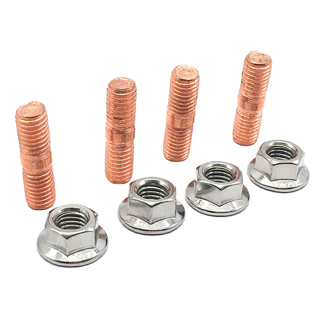 M10x1.5 Threaded  Studs Kit Flange Nuts High Strength T3 T4 T6