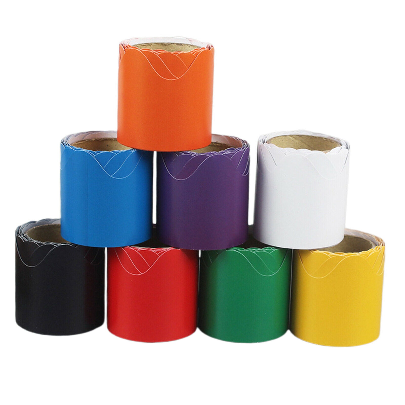 8Pcs Bulletin Board Border Chalkboard Walls Windows Doors Rolled Borders