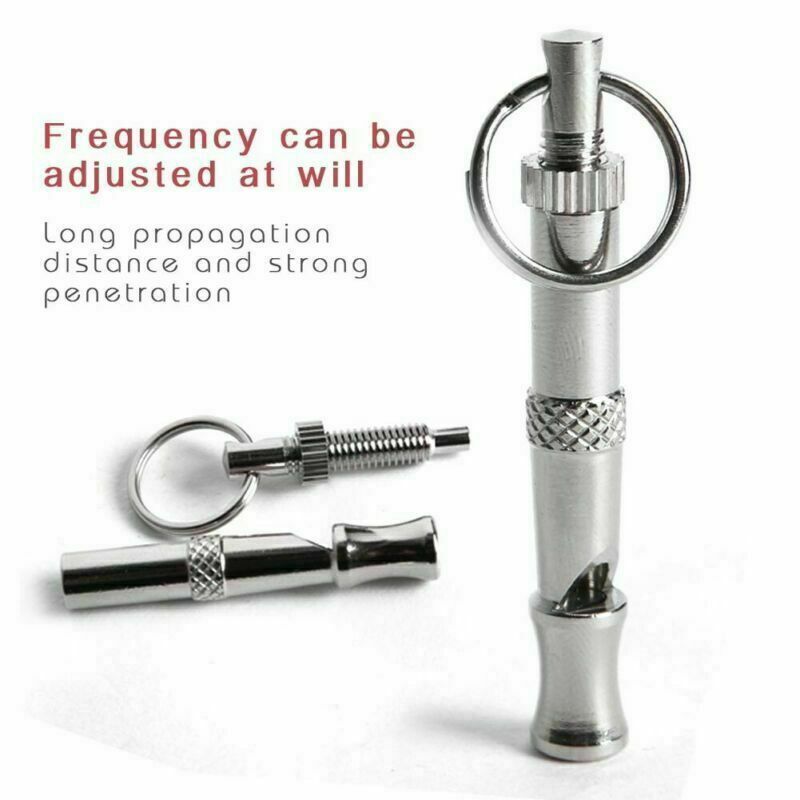 Supersonic Sound Silent Dog Pet Puppy Cat  Training Whistle Metal