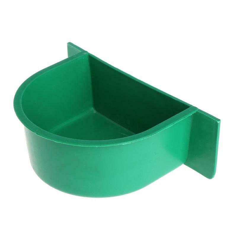 Bird Feeder Water Food Feeding Parrot Cage Plastic Bowl Pigeon Drinking Device