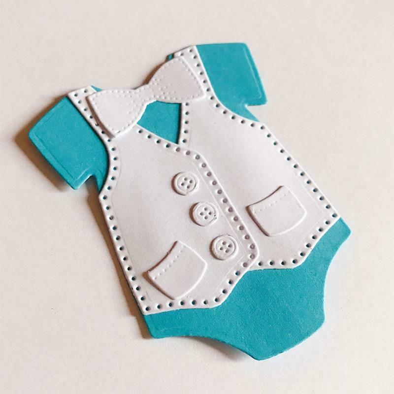 Baby Boy Vest Metal Cutting Dies Stencil DIY Scrapbooking Album Paper Card Mold