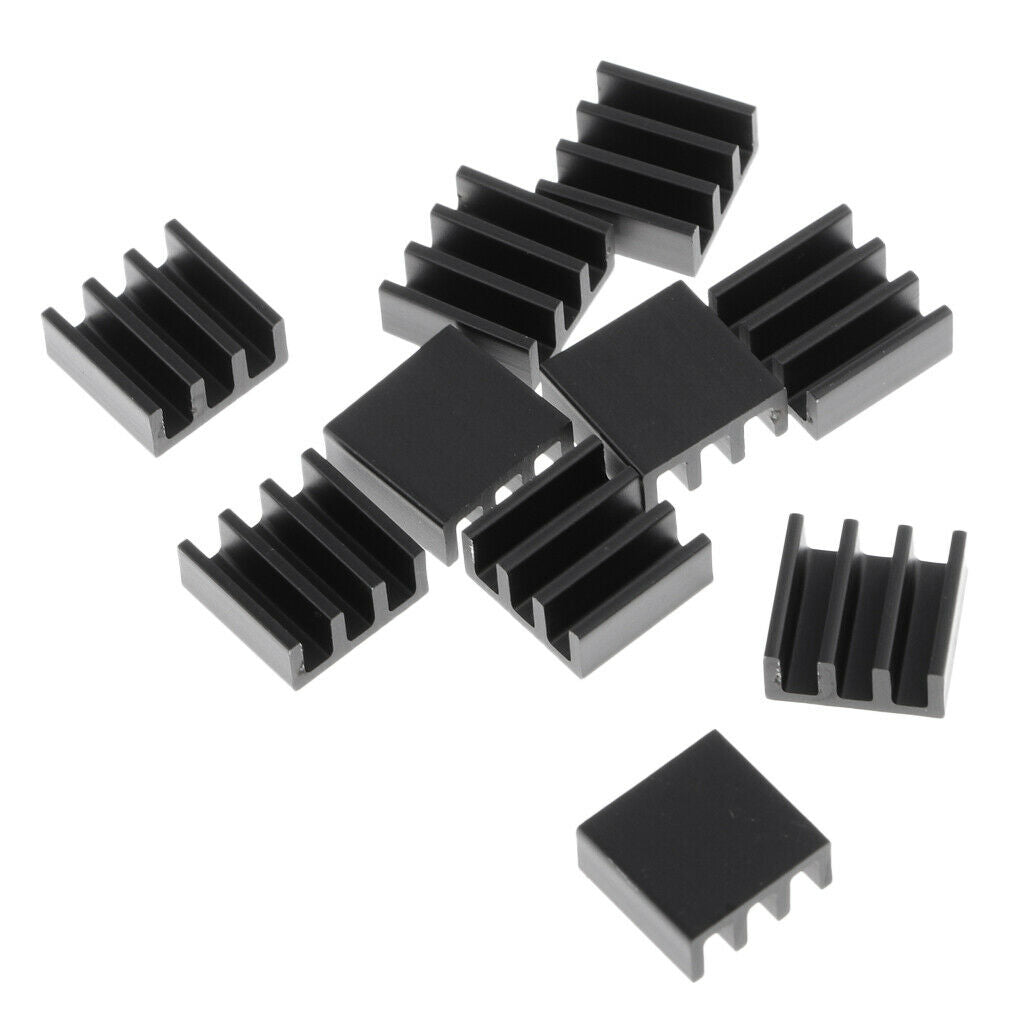 Aluminium Radiator Heatsink Heat Sink 11x11x5mm (Pack 10)