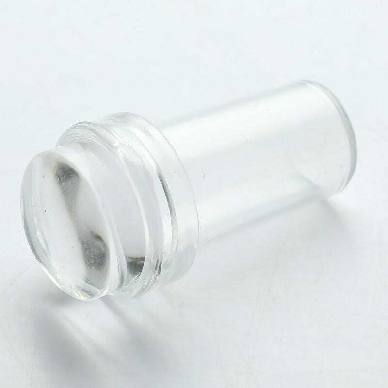 2.4cm Jelly Nail Art Stamper Scraper Set DIY Design Silicone Stamping ToolsJ Kt