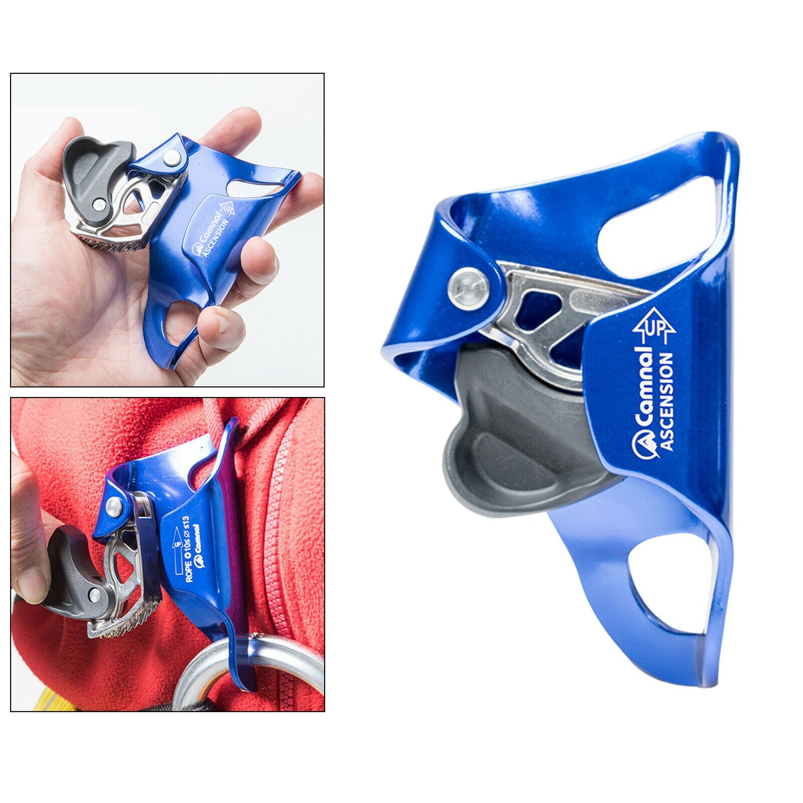Climbing Chest Ascender Rigging Clamp Gear Equipment Sport Caving Survival