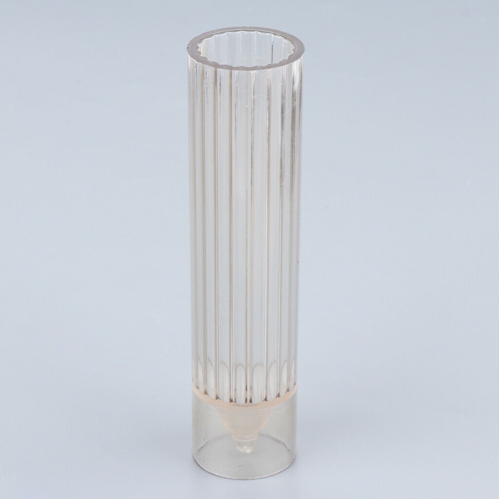 Spire Cylinder Shaped Plastic Clear Candle Shapes Candles make 125mm