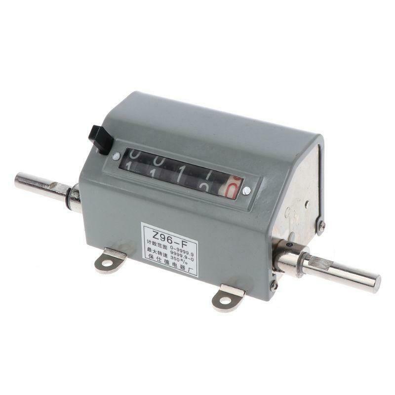 Z96-F Mechanical Length Distance Meter Counter Double Rolling Wheel 0-9999.9m