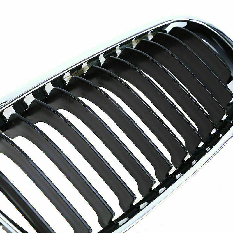 Pair For BMW E90/91 328i 335i 2008-2011 Chrome Front Bumper Kidney Grilles Grill
