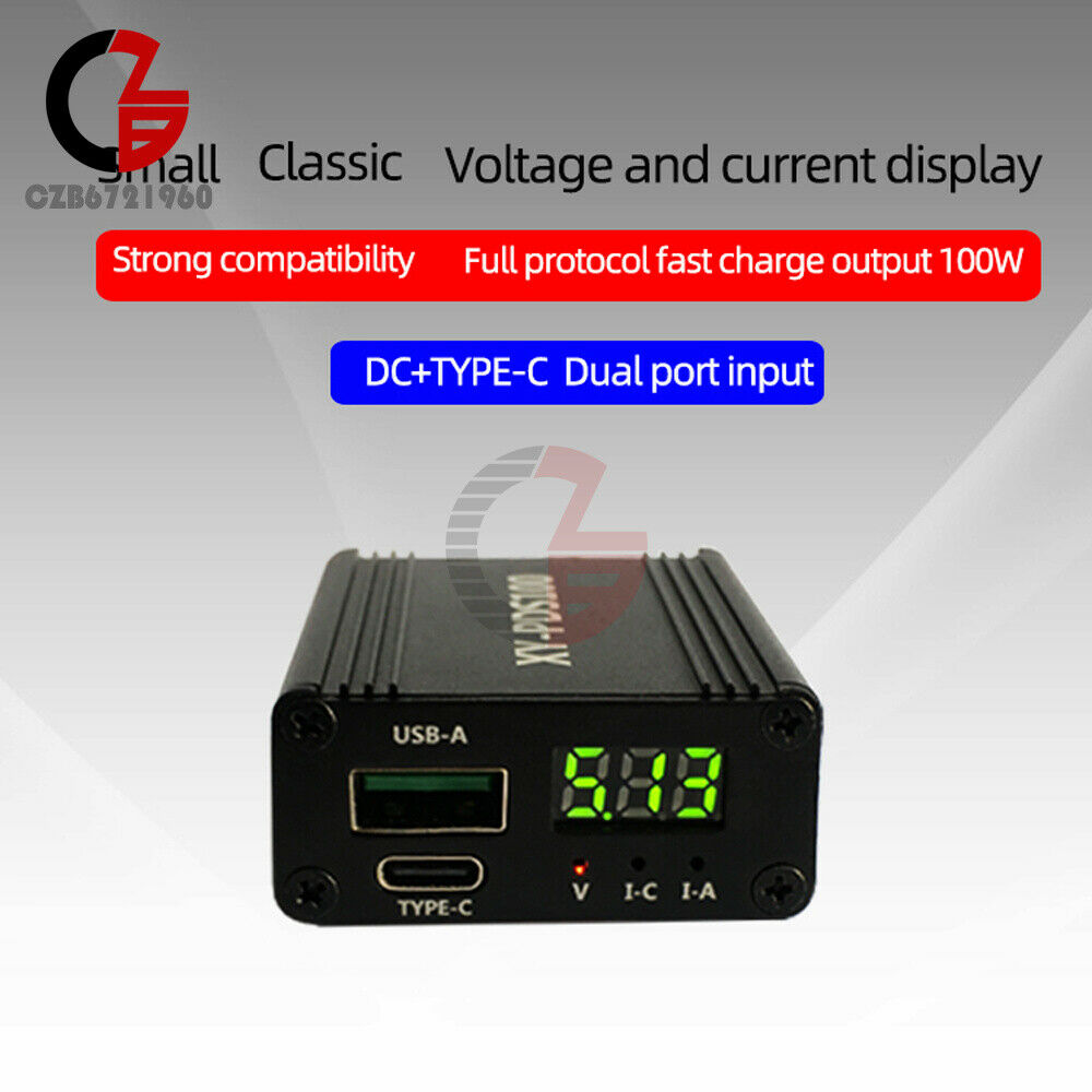 XY-PDS100 QC3.0/4.0 Type-C 100W Step Down Quick Charger Module Mobile Phone