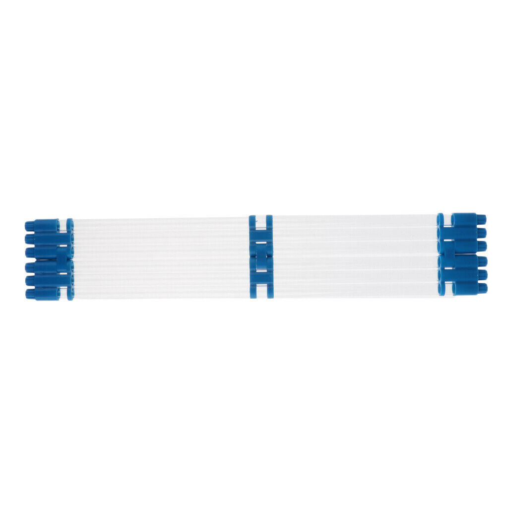 Long 55cm Plastic Fishing Float Tube With End Caps For Waggler/Stick Floats