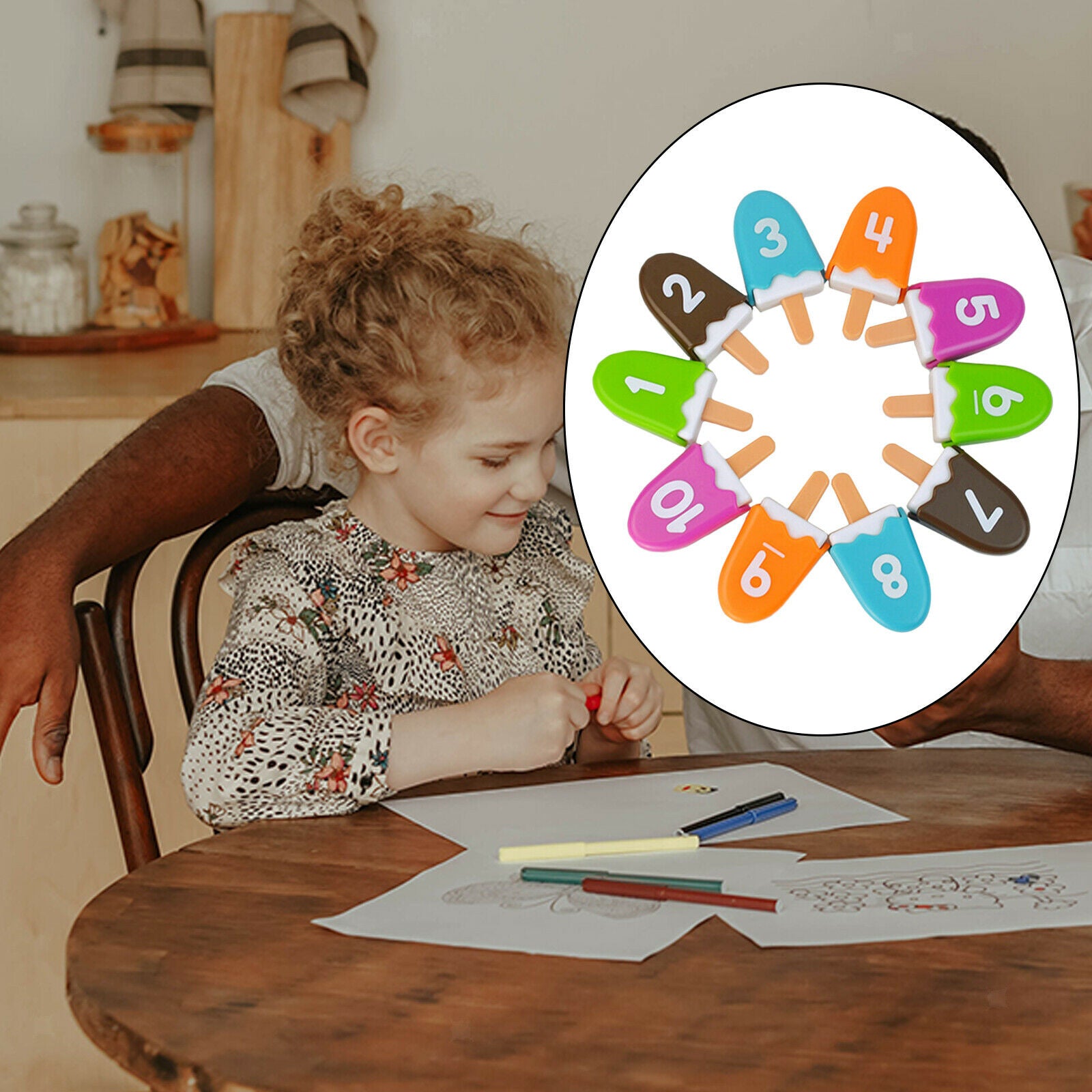 Number Matching Toys Learning Number Educational Gift Number Sorting Games