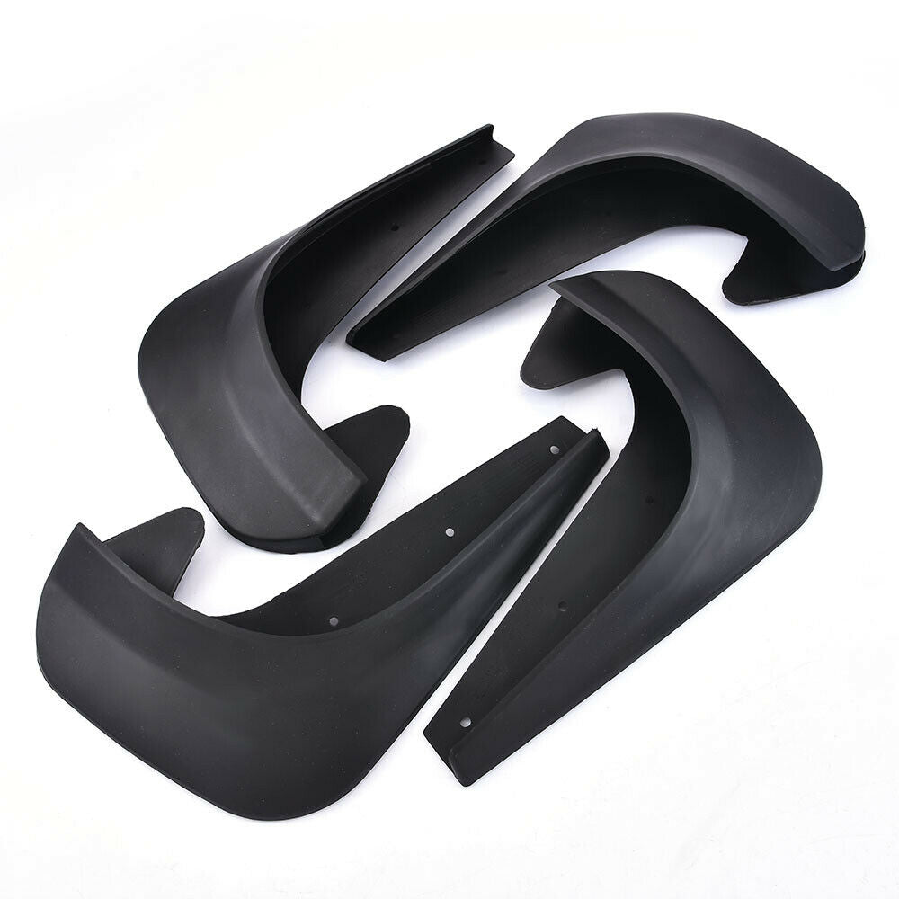 4Pcs Car Fender Splash Guards Mud Flaps Mudflaps Mudgurads Universal EVA Plastic