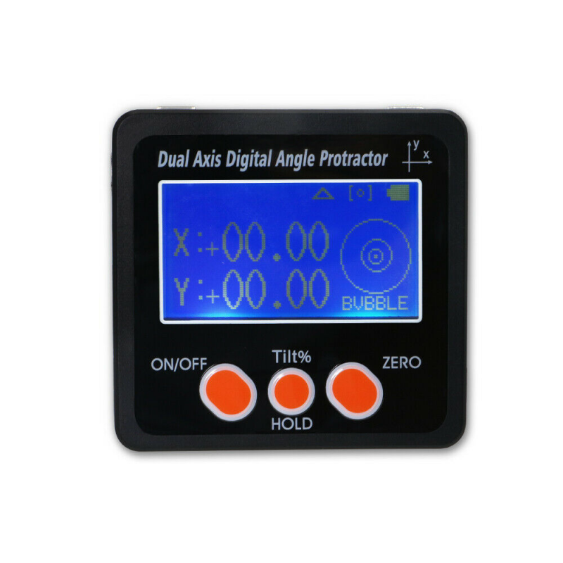 Digital Inclinometer Digital Goniometer Tool Biaxial Protractor Bevel Box