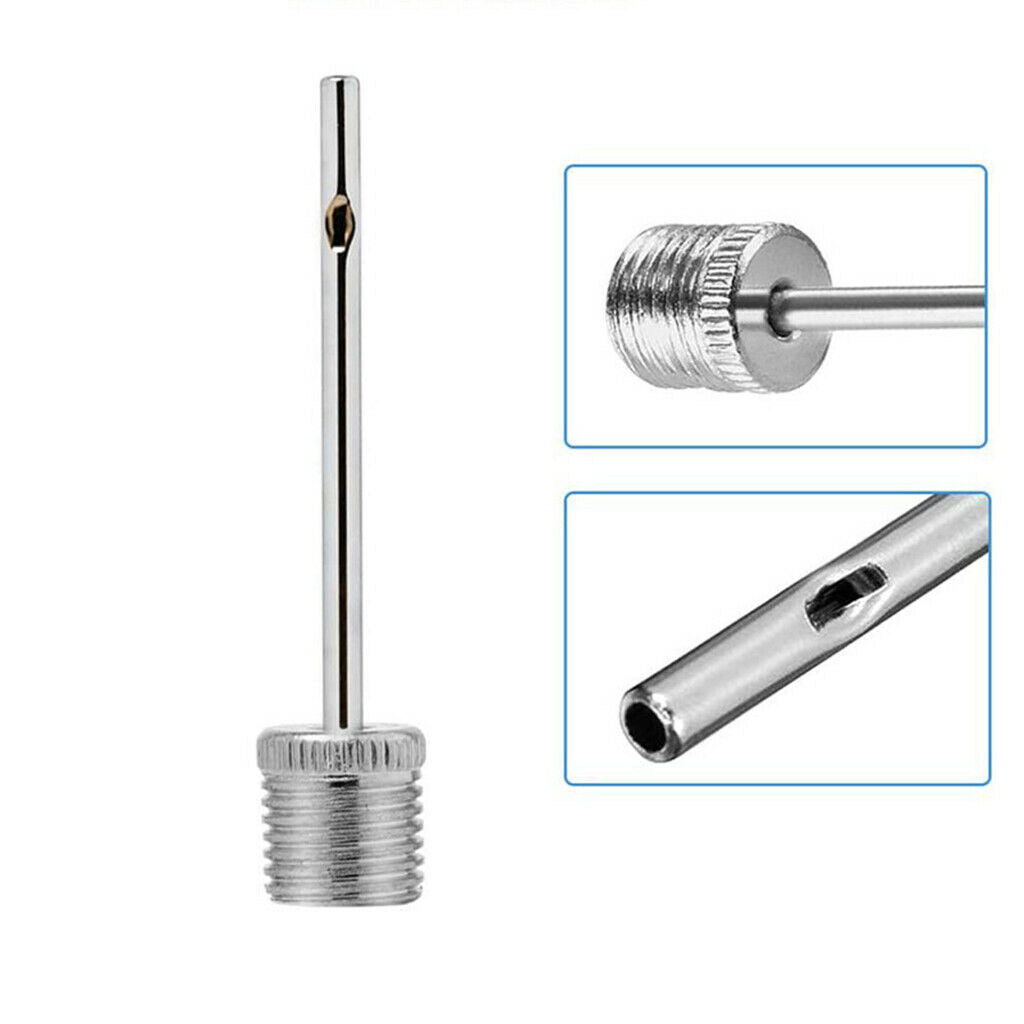 Sports Ball Inflating Needle Soccer Basketball Valve Adapter Pumping Adaptor