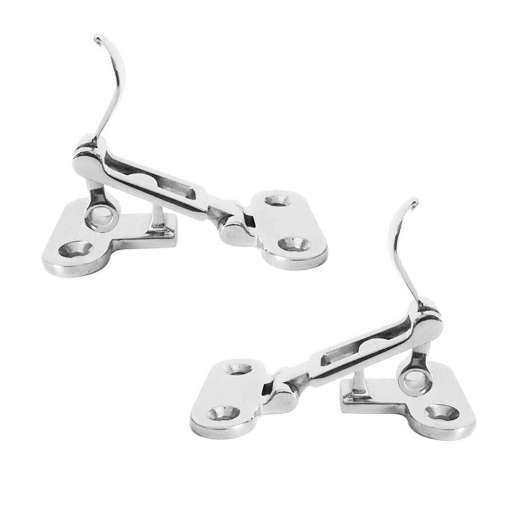 2 Locker Latch Fastener Clamp For Marine Yacht Boat Cabinet Door Catch Hatch