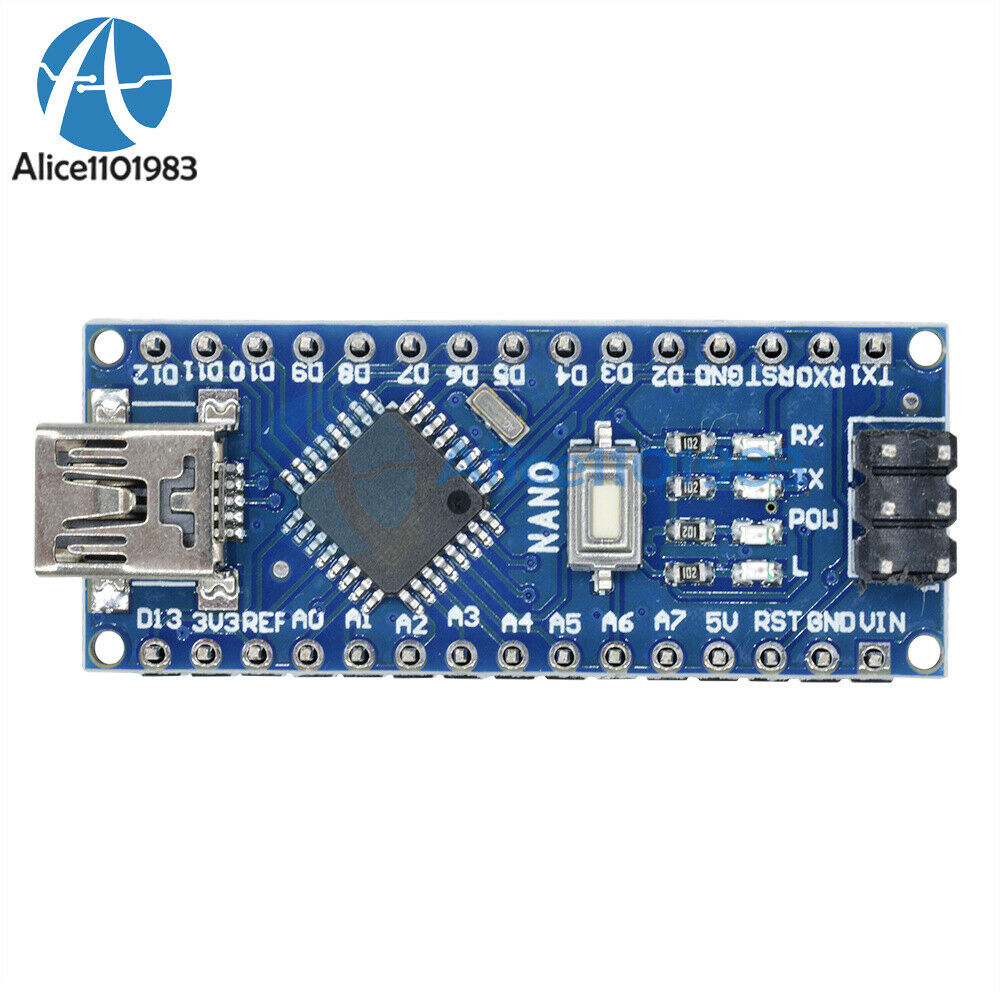 10PCS 5V 16MHz Nano V3.0 Mini USB ATmega328P-AU CH340G Board Diy Kit For Arduino