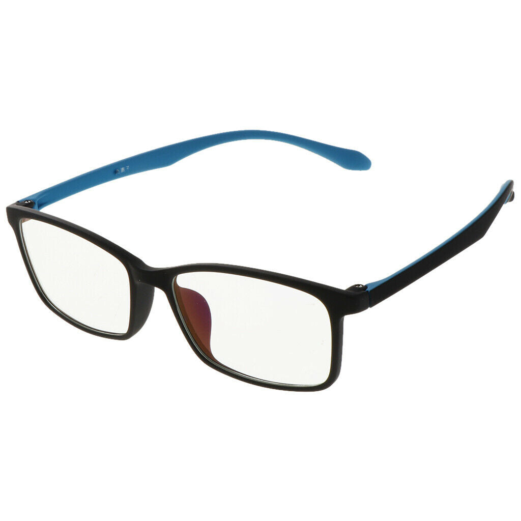 Ultralight Glasses Frames Blue Light Blocking Glasses Unisex Black Blue