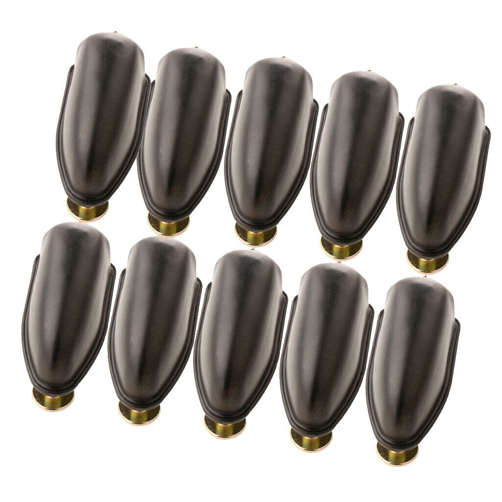 The Durable 10Pcs Metal Tie Down DIY Hook Hooks Black DIY Hook for Beater