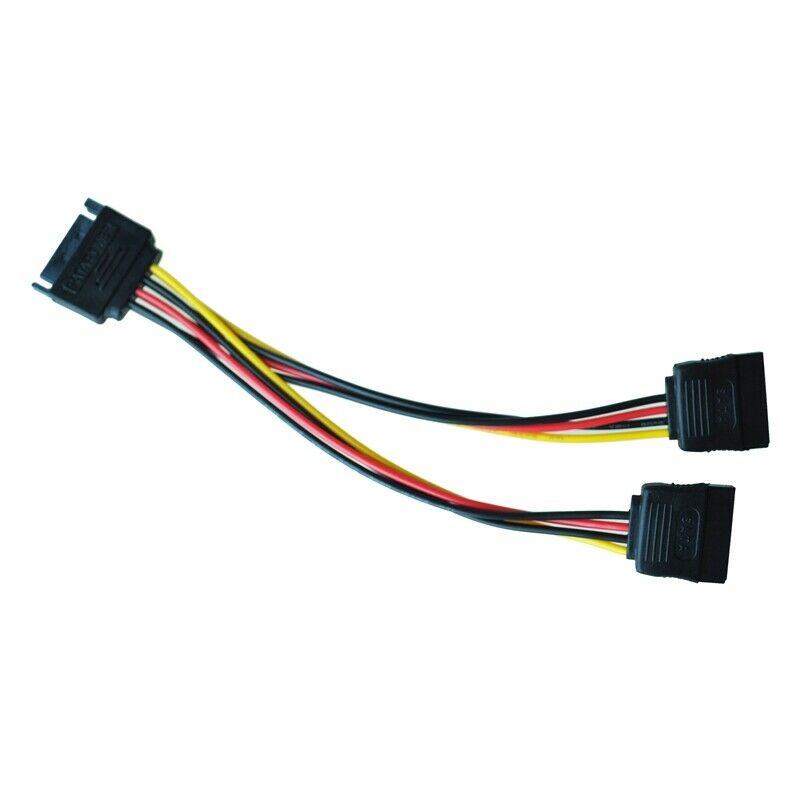 6in SATA Power Y Splitter Cable Adapter - M/F (Power Cable) U3L3