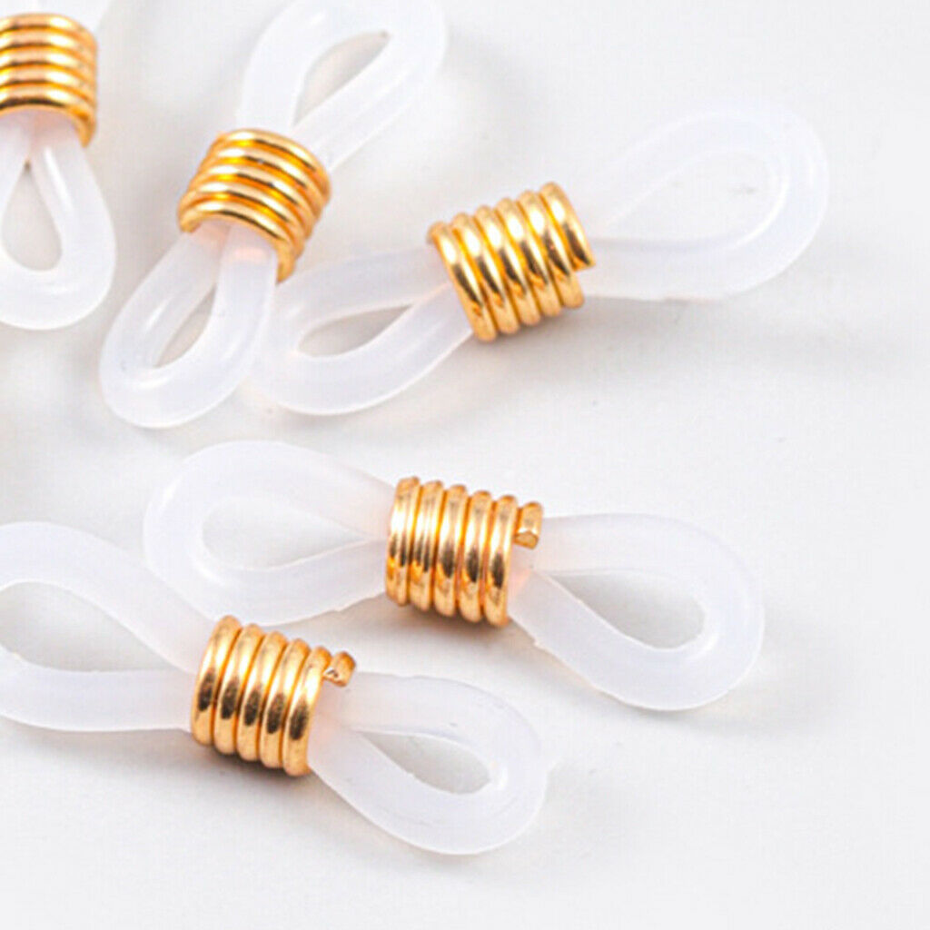 100pcs Sunglasses Glasses Chain Connector Ends Lanyard Reading Holder Strap Cord