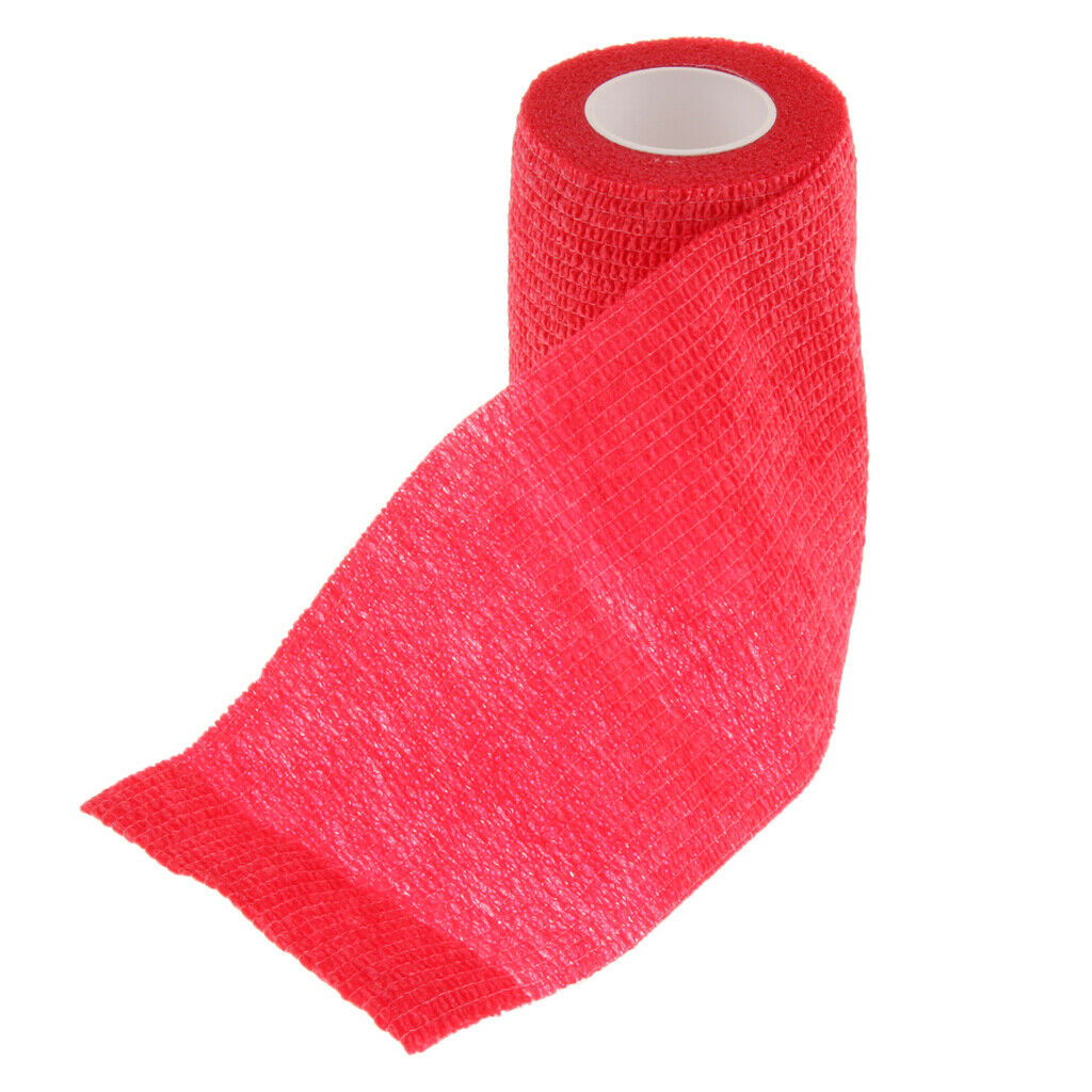 10Pcs Cute Pet Dog Cat Vet Wound Elastic Cohesive Bandage Self Adherent Wrap