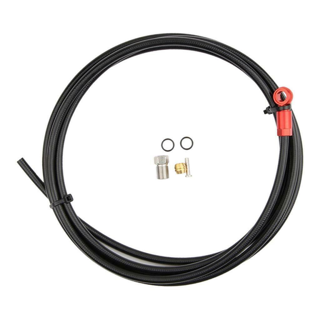BH90 Bike Brake Oil Tube + Five-wire Oil Needle Set Black+Red