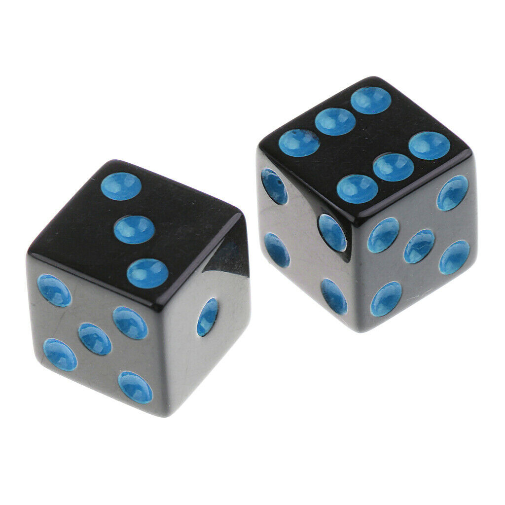16mm Opaque Six Sided Spot Dice Games D6 4 Colours for D&D RPG MTG 20pc/set