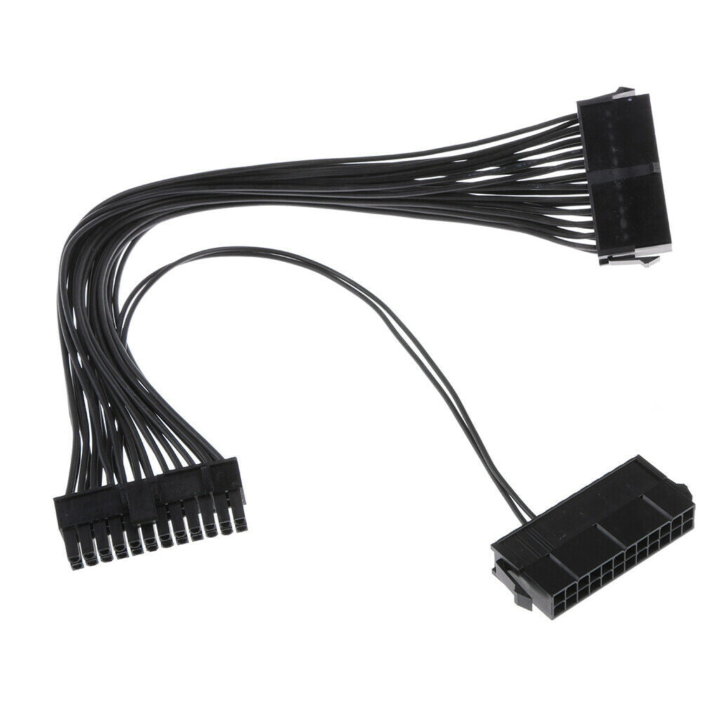 1x dual power supply 24PIN male to female connection adapter cable