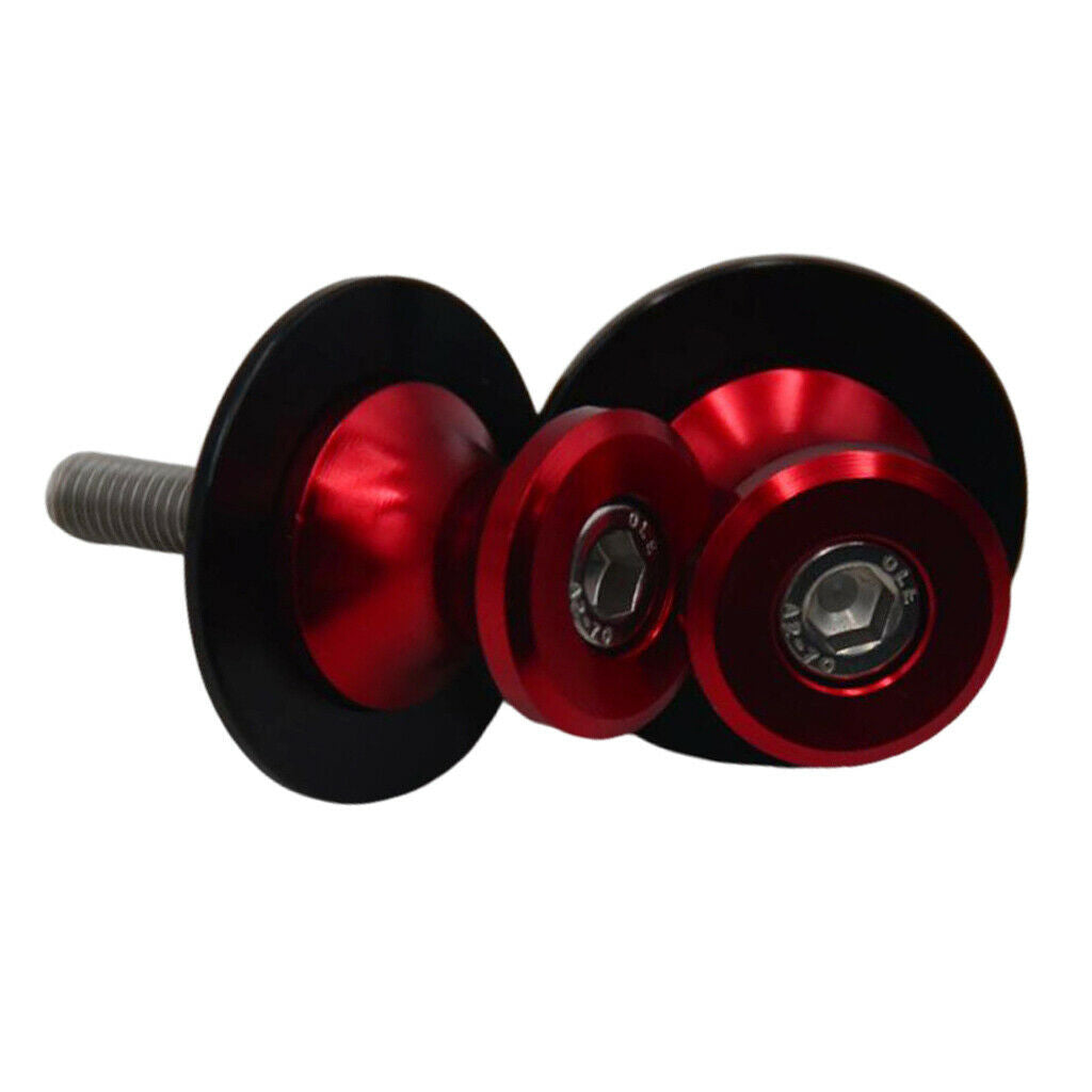 1 Pair 6mm Swingarm Swing Arm Spools Sliders Bobbins Screws For Motorcycle