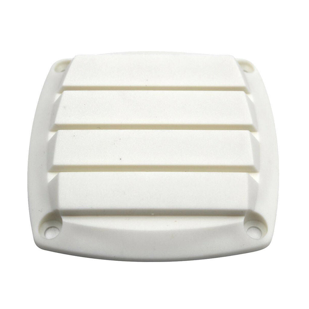 Marine Boat Louvered Vents Round 3 inch Hose Hull Air Vent Boat White
