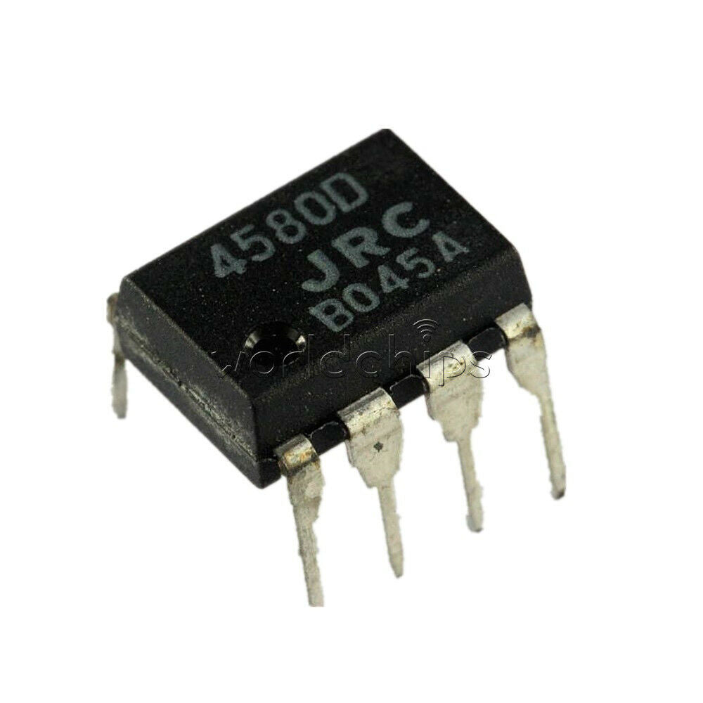 10PCS NJM4580D JRC4580D JRC 4580D DIP-8 CHIP IC W