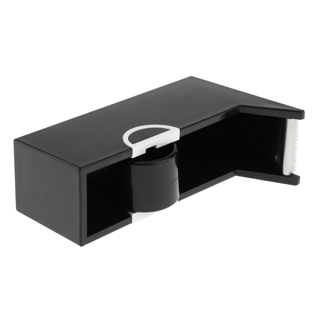 Professional Tabletop Tape Dispenser Cutter for Eyelash Extension Work Black
