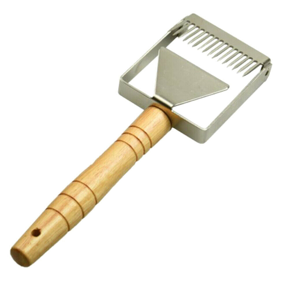 Beekeeping Stainless Steel Tine Uncapping Fork Scratcher Heavy Duty