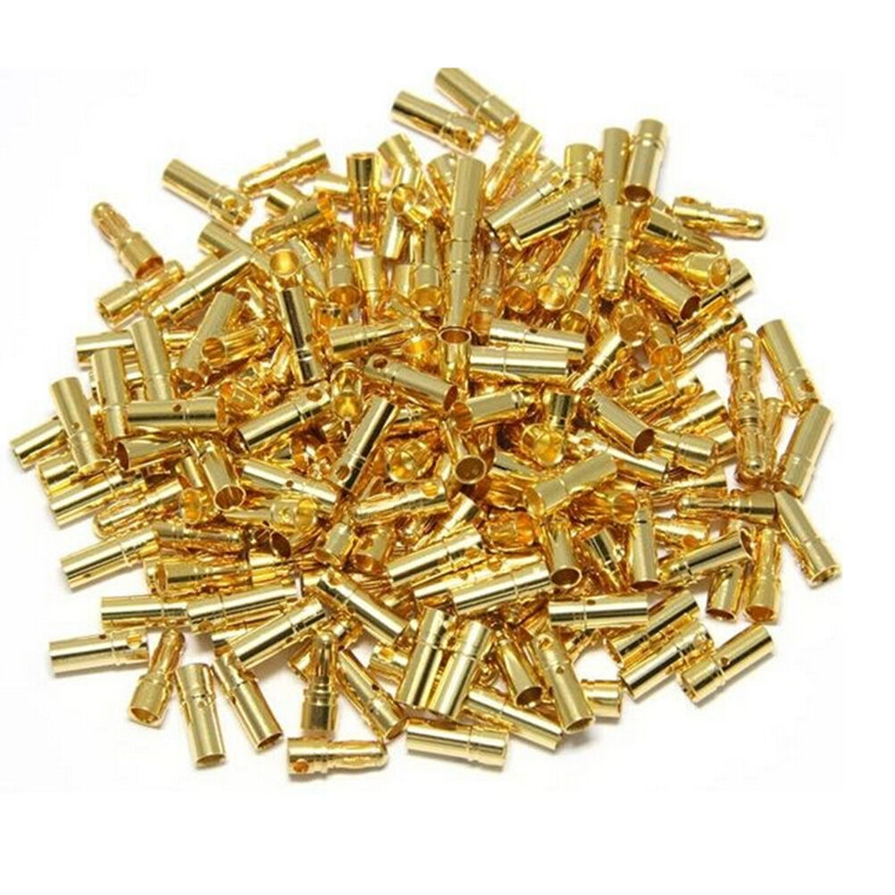 10Pairs/Set 2mm Bullet Banana Plug Wire Connector Tool for RC Battery .l8