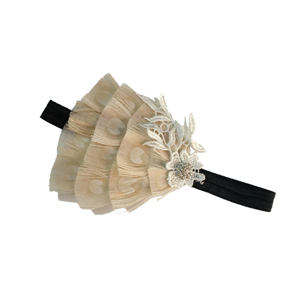 Flapper Headband Women's Fascinator Wedding Bridal Party Prom Hair Band Hair