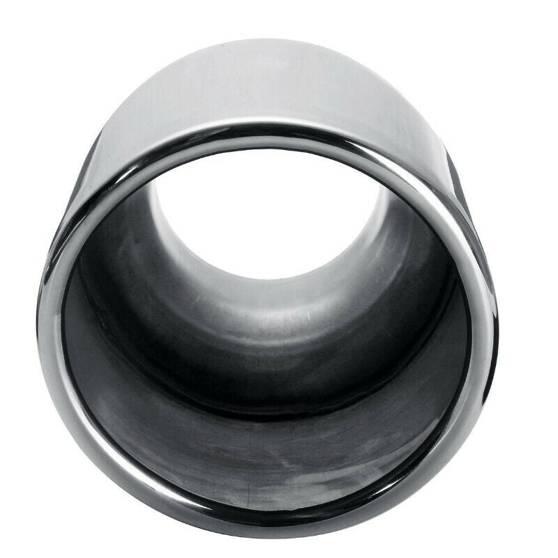 StainlessSteel Car Exhaust Pipe Muffler End Tips 63mm 2.5" Inlet 102mm 4" Outlet