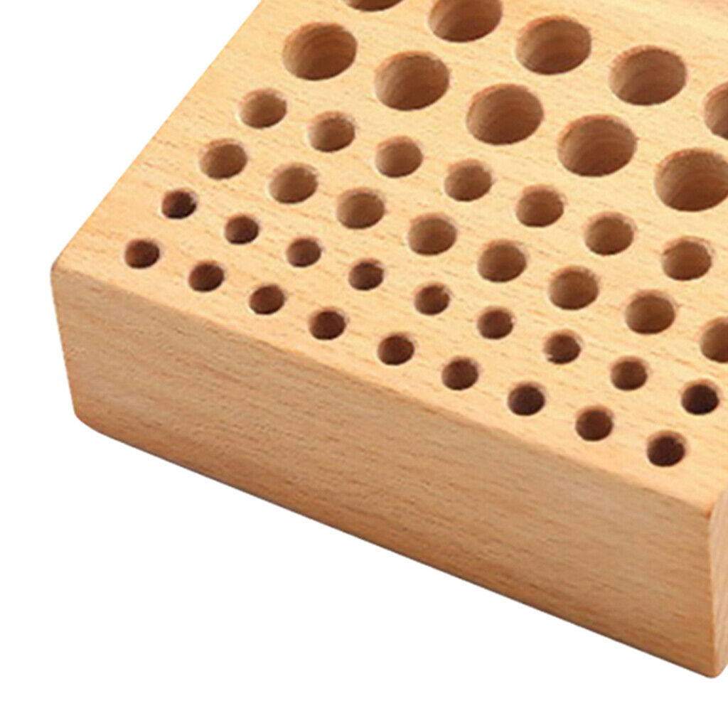 Wooden Storage Case Watch Repair Tool Organizer Pen Holder Desktop Storage Tray