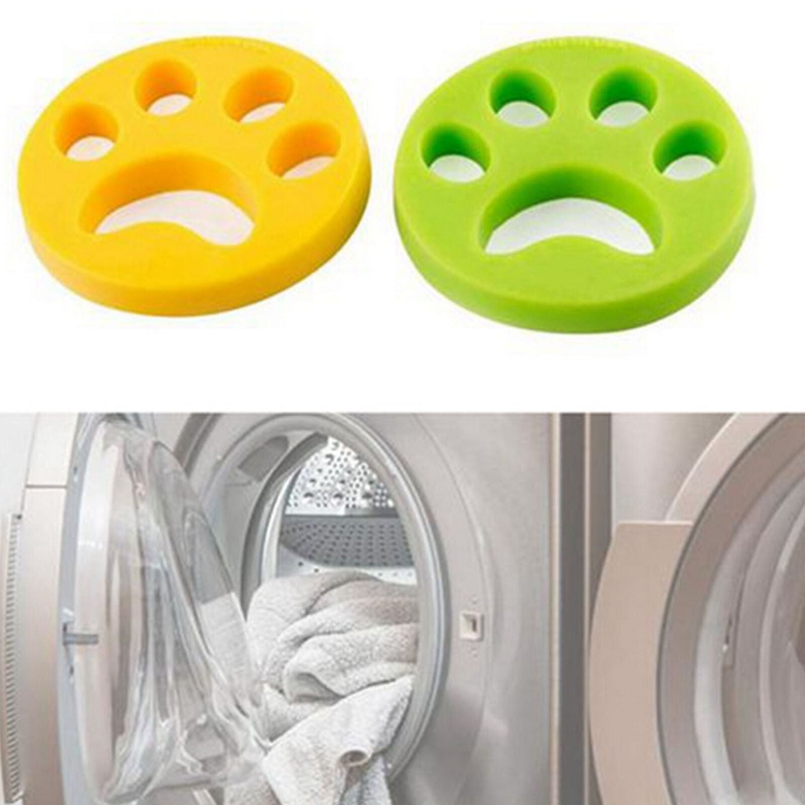2x Dog & Cat Pet Hair Remover Floating Fur Catcher for Laundry Washing Machine