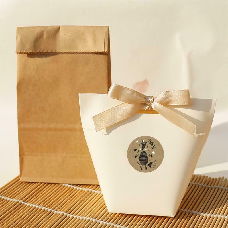 500pcs 1 Inch Christmas Stickers Envelope Seal Labels for DIY Gift Box Baking