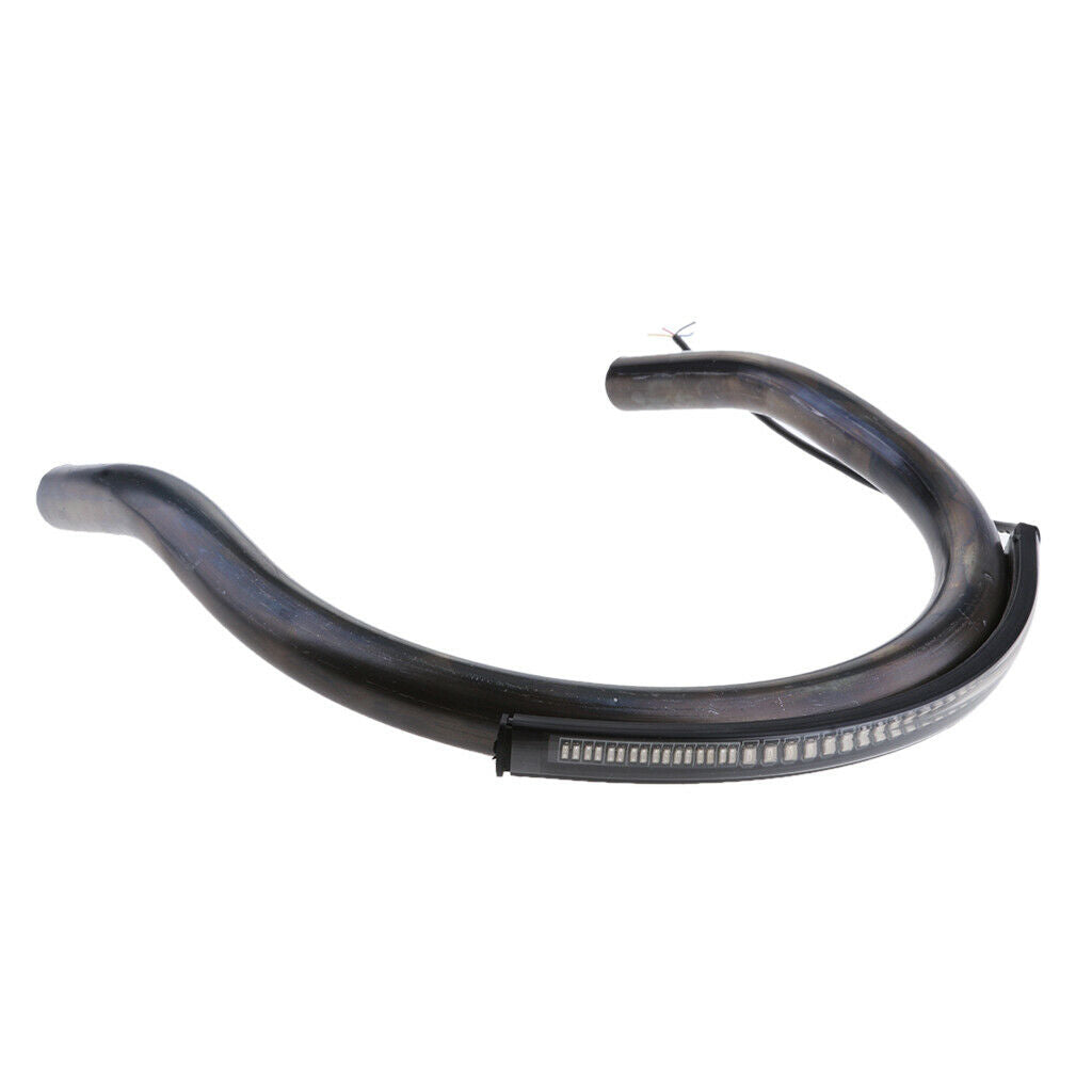 Cafe Racer Seat Frame Hoop Loop End LED Light for Yamaha BMW  Upswept 230mm