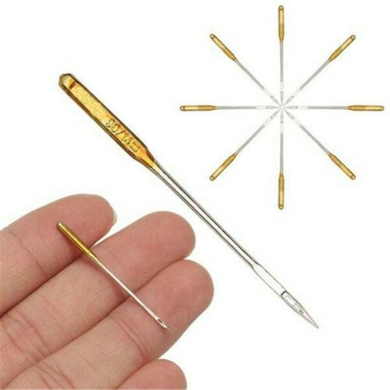 50 Needles For Singer Sewing Machine Needles, Mixed size #9,14, 16,18 Home New