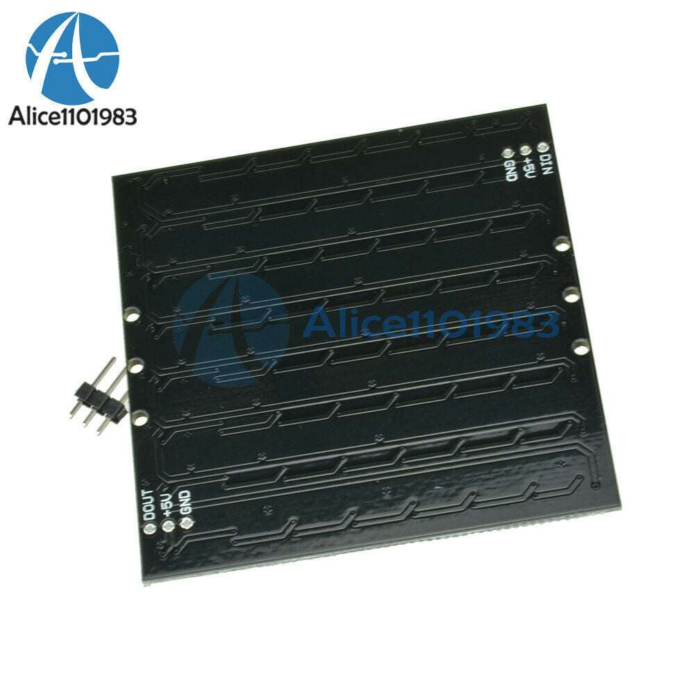 WS2812 8*8 64 LED Matrix LED 5050 RGB Full-Color Driver Black Board for Arduino
