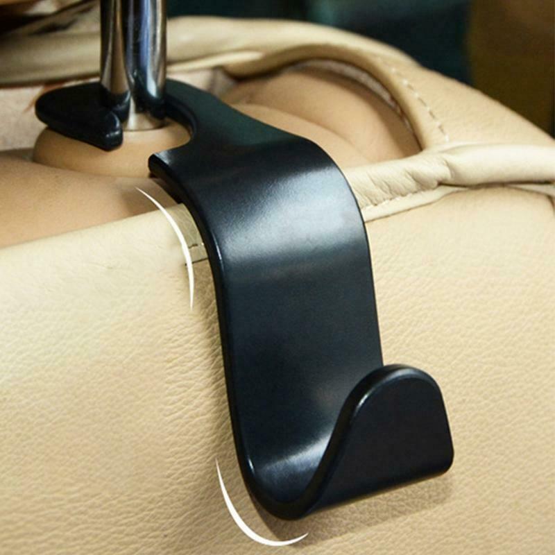 4x Car Seat Coat Headrest Hook Purse Organiser Portable Hanger Storage Groceries