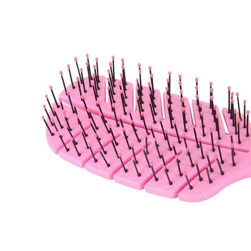 Paddle Hair Brushes Hollow Out Wet Dry Detangling Comb Scalp Massage Tool