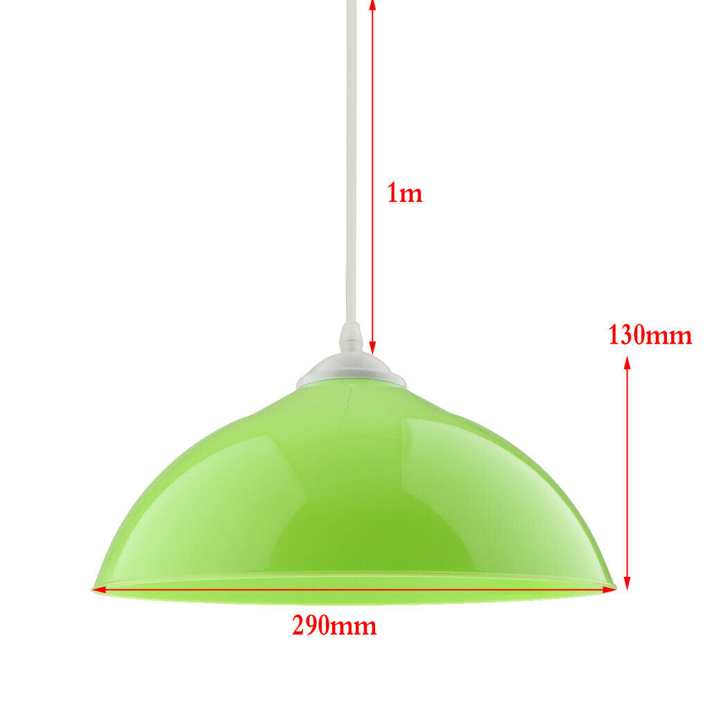 2 x Modern Ceiling Light Cover Pendant Lampshade Kitchen Bathroom Cafe Hall