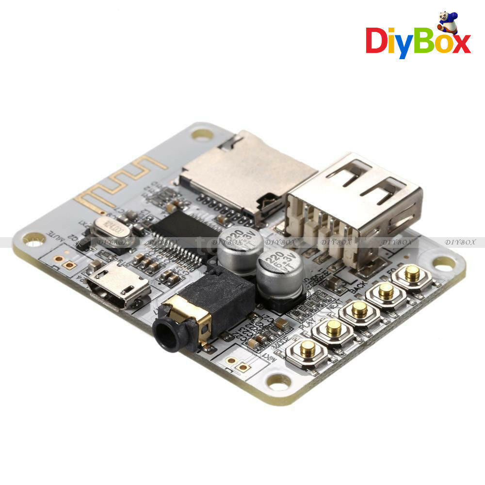 DIY Kits USB 5V Bluetooth 2.1 Audio-Receiver Board Stereo-Musik-Modul+ Acryl
