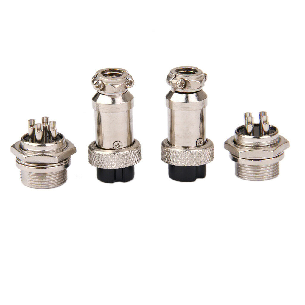 8x 4 Pin Aviation Waterproof Connector Cable Connector Plug & Socket Electrical