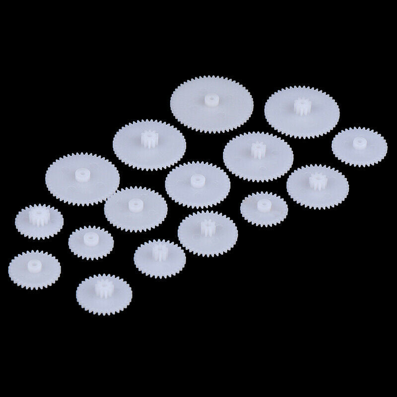 64 Kinds Plastic Shaft Single Double Layer Crown Worm Gears Cog Wheels M0.l8