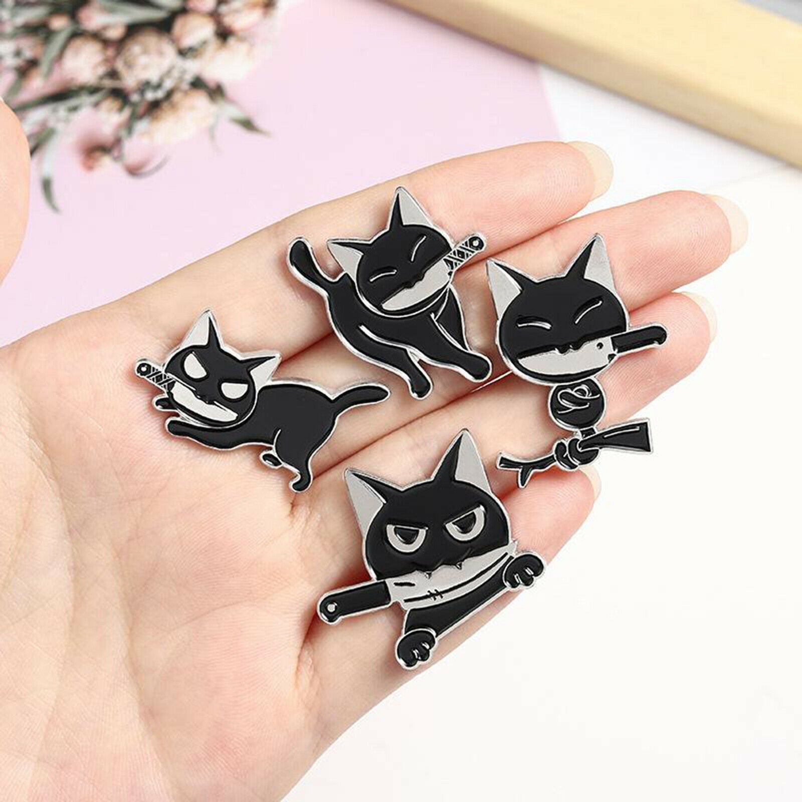 1 Set Brooch Sweater Clips Shirts Cardigan Collar Safety Pins with 6 Styles
